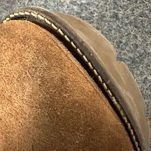 Damaged KORS Michael Kors Brown Suede Winter Fur Wedge Boots US 8